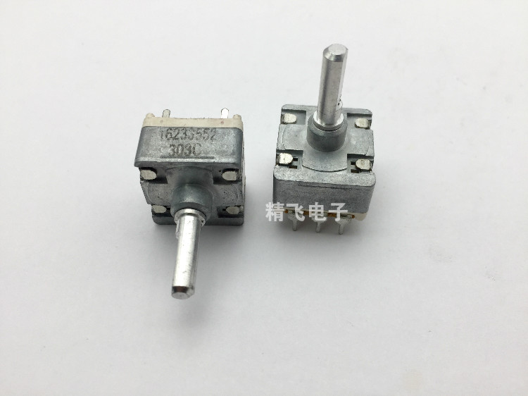 日本ALPS阿尔卑斯RK20B金属轴电位器电烤炉专用10K20定位轴长21MM