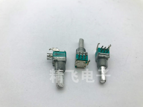 DELTA帝峰RK09精密双联电位器B5K*2轴长20MM