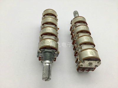 优质升威RK163型电位器8联C50K*8轴长20MM锯齿