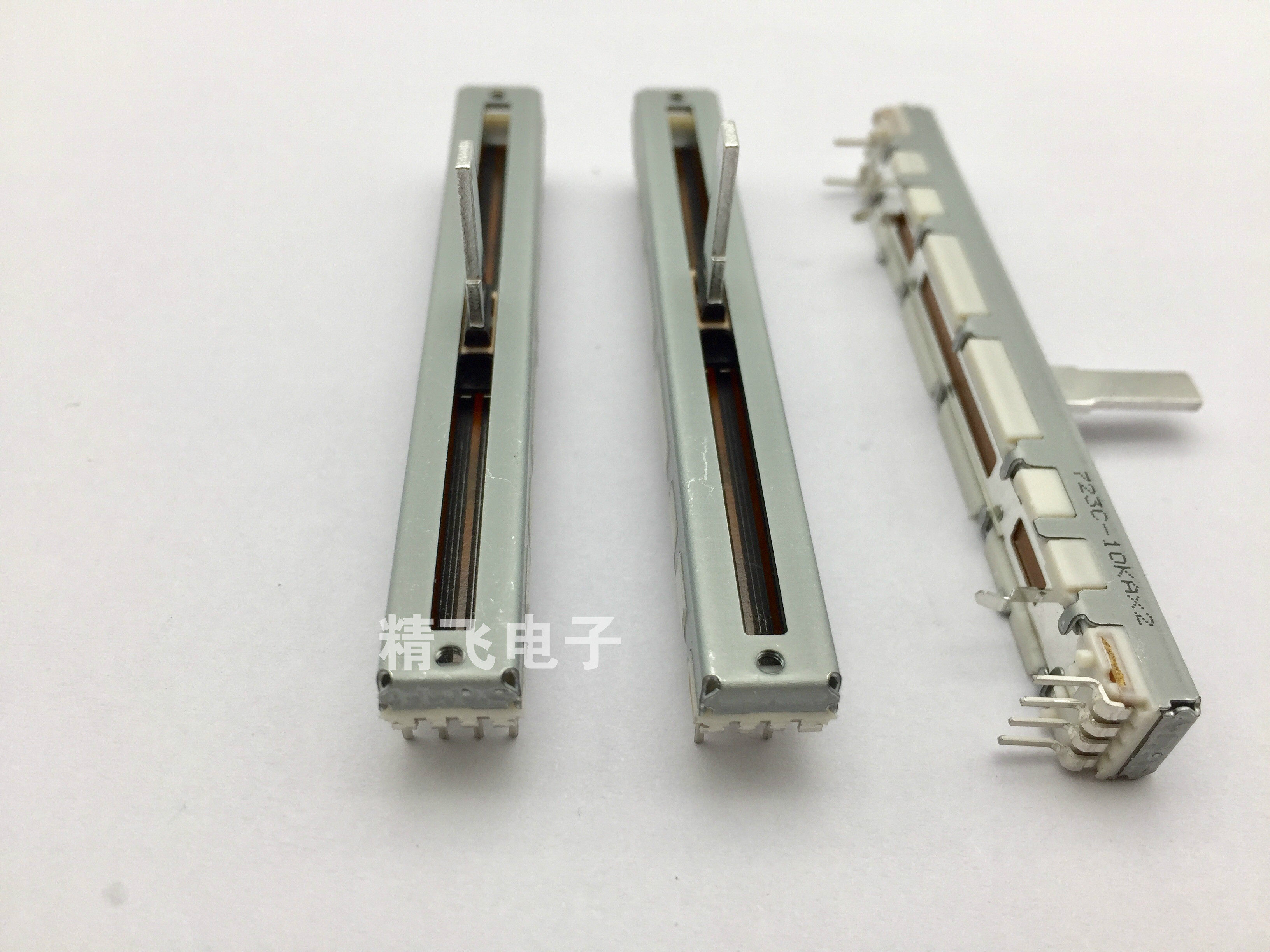 日本ALPS阿尔卑斯RS60112A600N75MM双联直滑电位器A10K*2轴长15MM