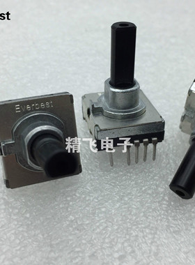 台湾Everbest编码器 SR18A-D1-21P-12CC 12定位数12脉冲 轴长21MM