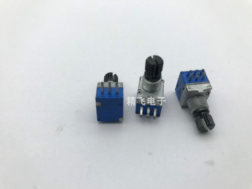 美国B0URNS班斯RK09双联精密电位器B500K*2轴长13MM锯齿