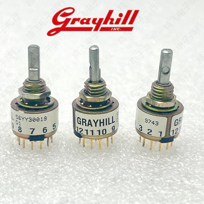 GRAYHILL56YY30019旋转波段开关