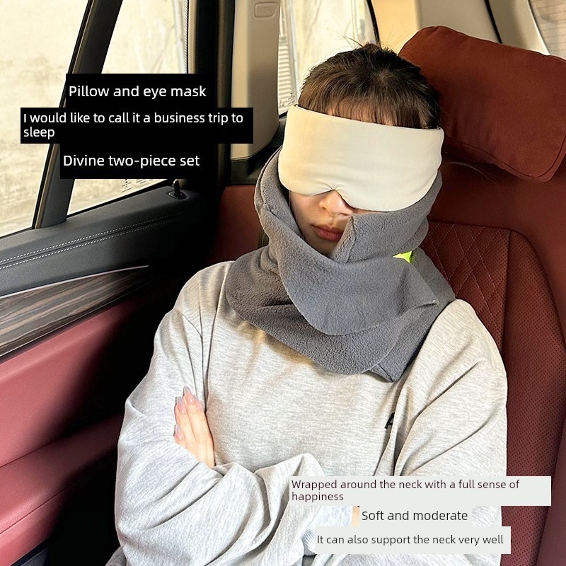 U型枕护颈枕旅行长途飞机火车高铁上神器便携靠枕围脖u形包裹颈枕