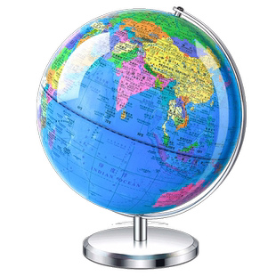 地球仪初中生用小学生专用小型小号便携儿童正版官方旗舰店AR智能教学世界地图3d立体凹凸悬浮男孩带灯发光