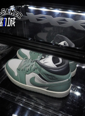 AIR JORDAN 1MID AJ复古篮球鞋女子 BQ6472-105