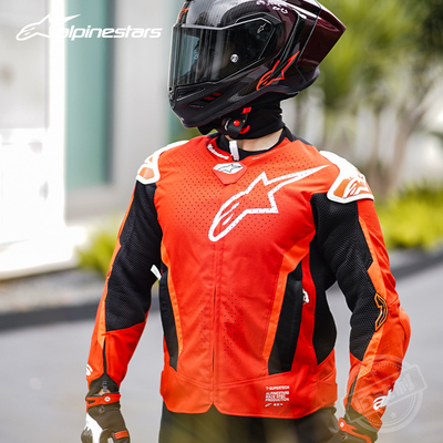 a星alpinestars夏季驼峰骑行服T-SUPERTECH AIR透气网眼防摔耐磨