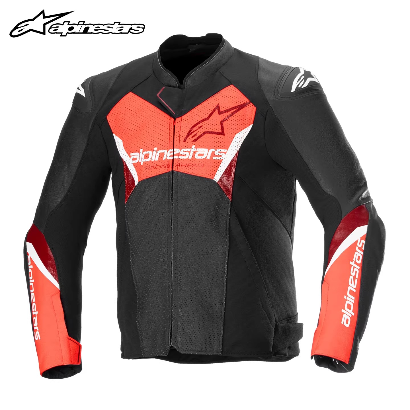 a星摩托车骑行皮衣FASTER V3 AIRFLOW透气牛皮机车服防摔摩托服男