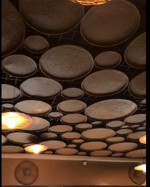 手工镂空斗笠竹筛子竹簸箕竹匾农家乐装饰吊顶灯罩农家乐吊顶墙面,特色手工艺,竹编/竹雕,淘宝优惠券,粉丝福利购,淘宝优惠卷