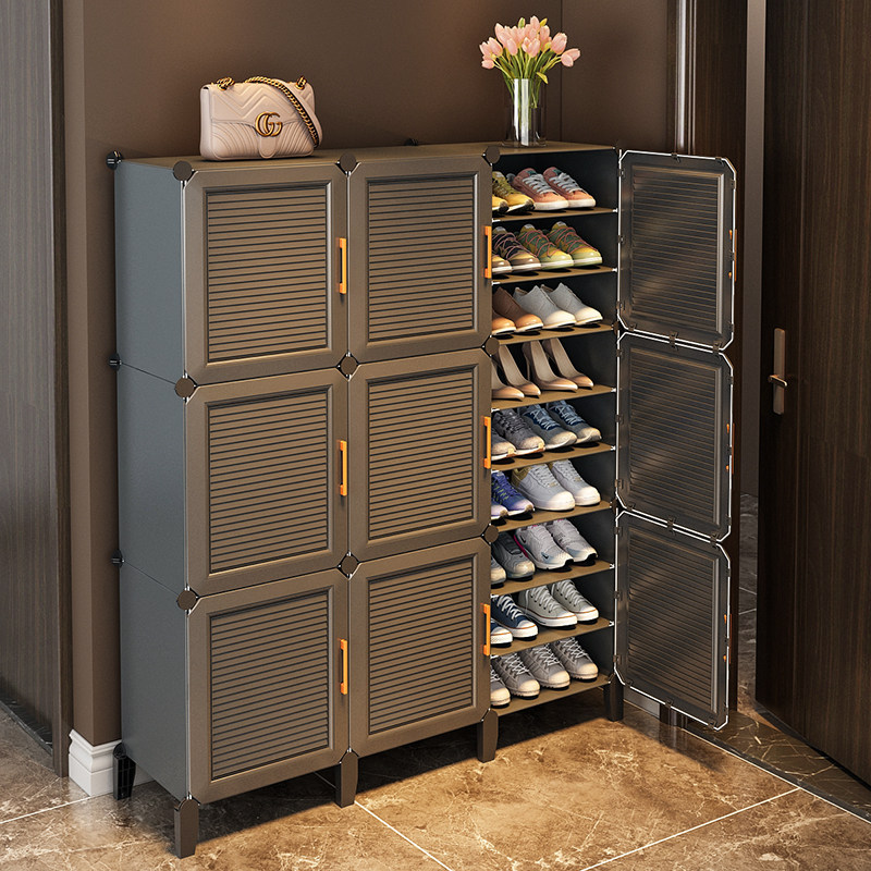 简易鞋柜家用门口楼道外新款2025爆款室内多层防尘收纳塑料鞋架子,住宅家具,鞋架,淘宝优惠券,粉丝福利购,淘宝优惠卷