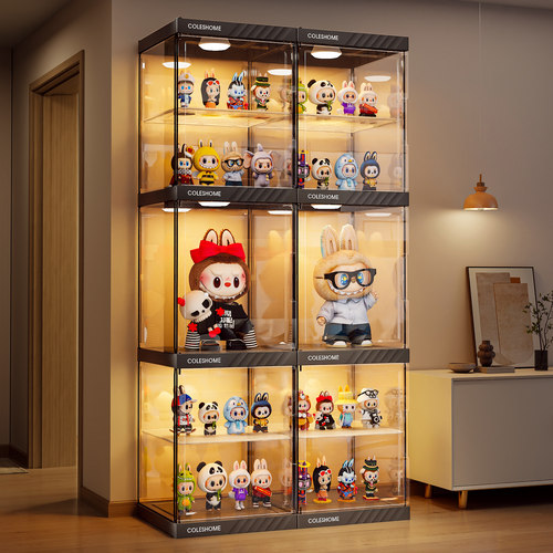 热销10万+！分层加高手办展示柜