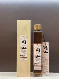 日本岗山单一麦芽威士忌原装珍藏威士忌43%vol 200ml小批量威士忌