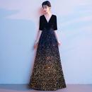 大合唱团演出服指挥钢琴高端亮片晚礼服2025新款高级感显瘦合唱服