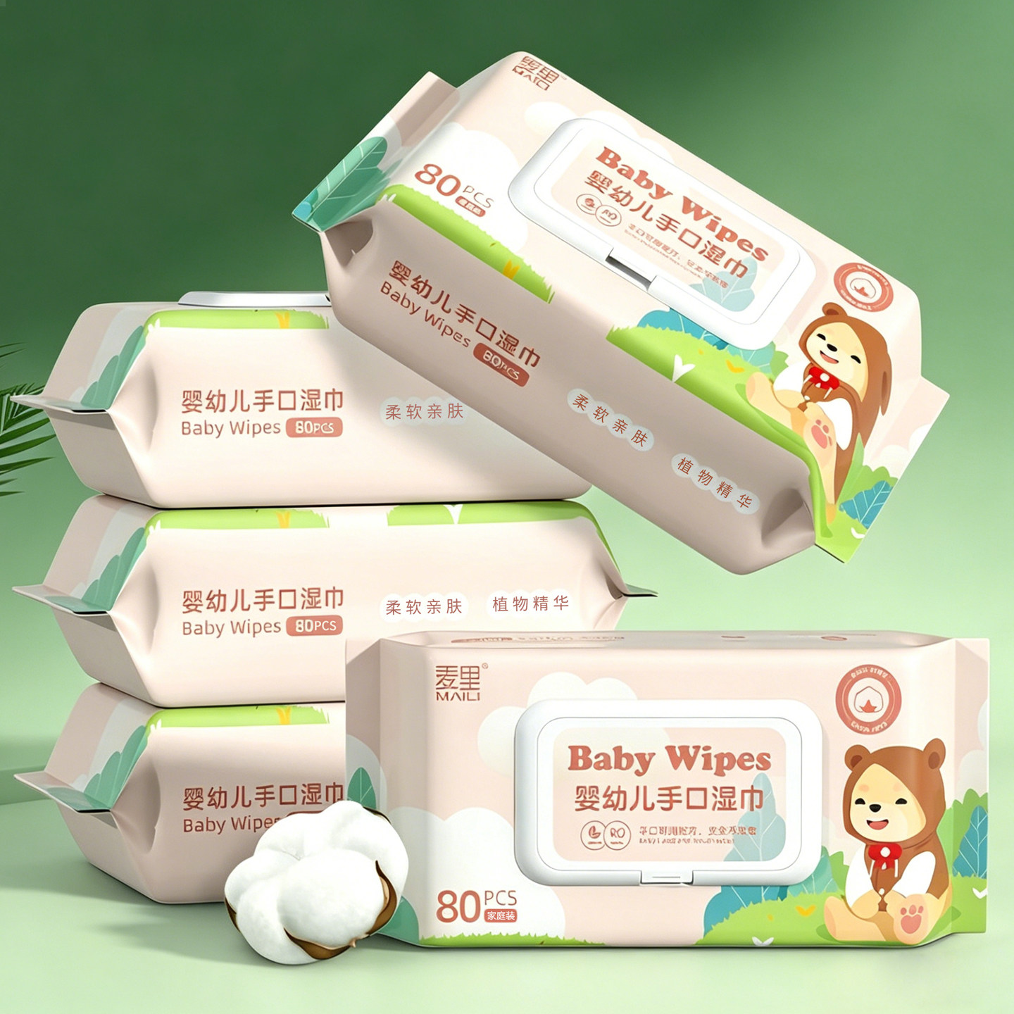 婴儿湿巾大包新生婴儿纯水湿巾