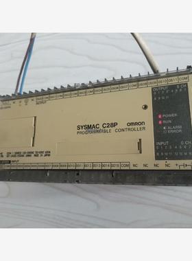 拆机欧姆龙PLC，型号:C28P。输入16点输出12点，功能包好 议价
