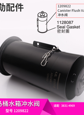 科勒艾黛儿五级旋风马桶冲水阀炮筒排水阀连体配件密封圈1209822
