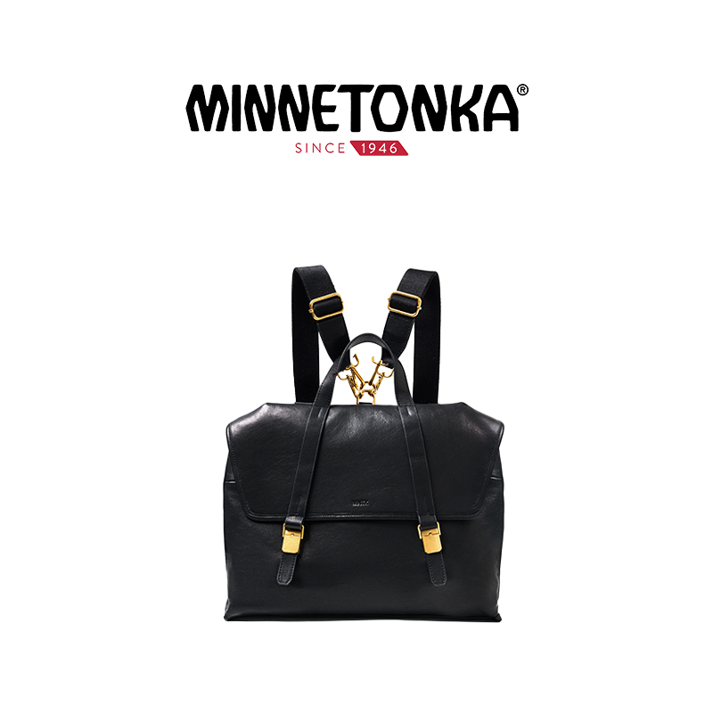 MINNETONKA/迷你唐卡25年新款商务通勤双肩包公文包单肩包手提包