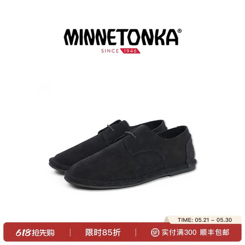 迷你唐卡英伦反绒德比女鞋