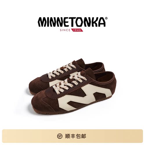 MINNETONKAMS70棕色德训鞋