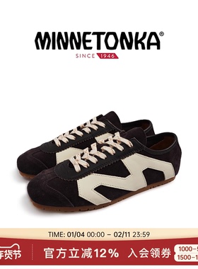 MINNETONKA MS70 Basic薄底鞋德训鞋2025新款休闲复古潮流女鞋