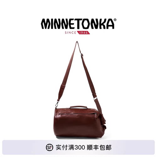 MINNETONKA/迷你唐卡新款复古百搭波士顿女包单肩斜跨枕头包