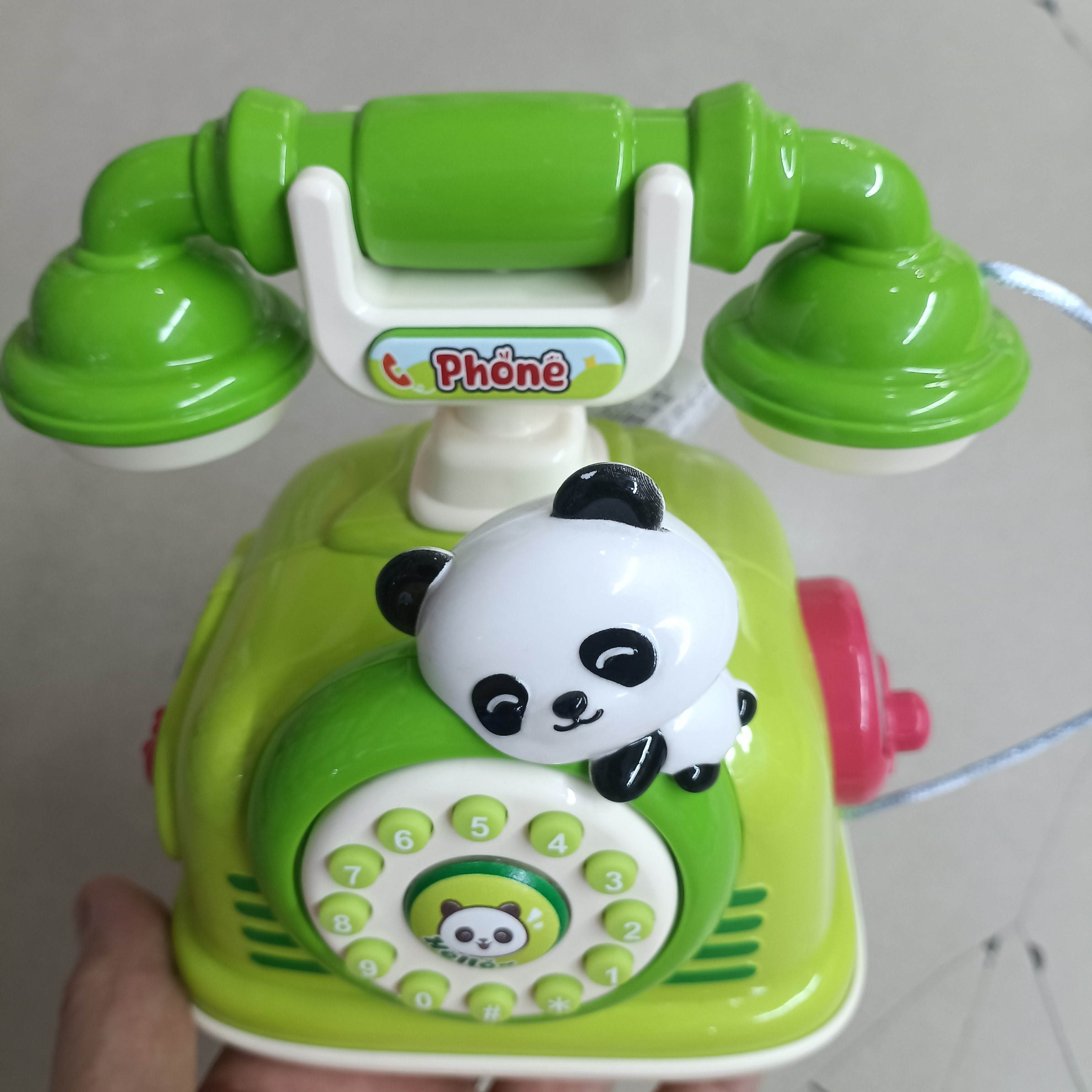 儿童卡通电话机玩具多功能宝宝早教音乐故事机模型仿真过家家礼物