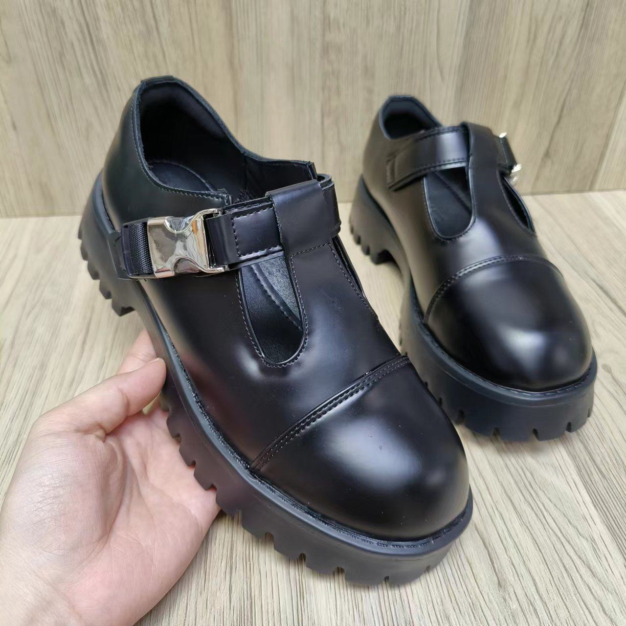 2022年新款厚底玛丽珍小皮鞋百搭圆头jk日系鞋女小众丁字扣带单鞋,女鞋,玛丽珍鞋,淘宝优惠券,粉丝福利购,淘宝优惠卷