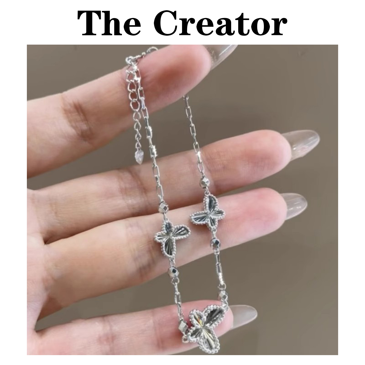 简约银手链，时尚百搭王