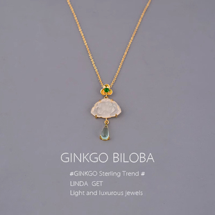 中国风百搭锁骨链ins寓意好小众刻字 925纯银小莲蓬项链小红书同款