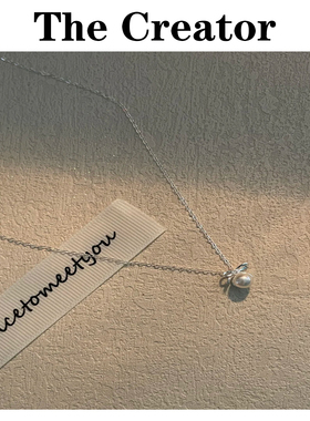 简约百搭~长款圆球吊坠项链