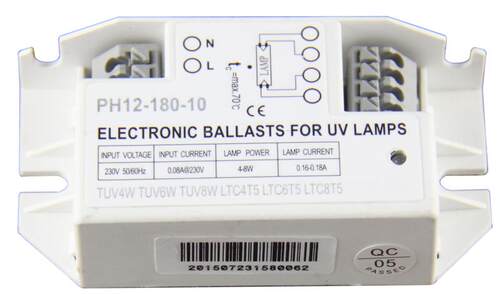 UV-TEC 紫外线专配镇流器 PH12－180－10  16w 一体化镇流器带灯