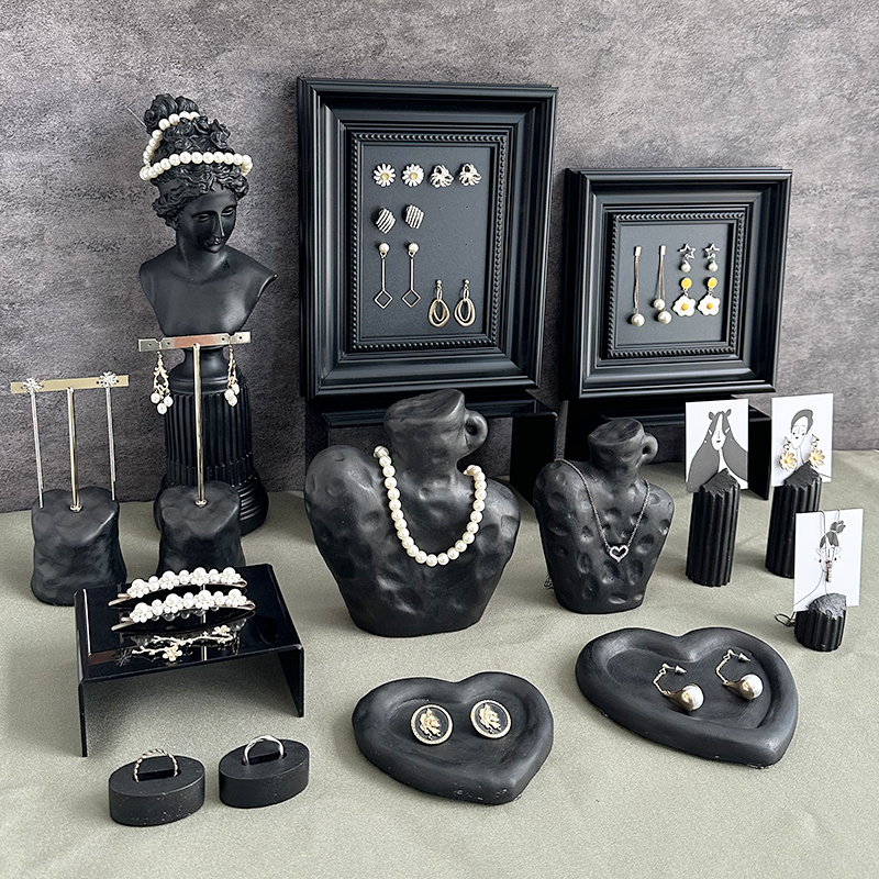 饰品组合展示架黑色美人肩