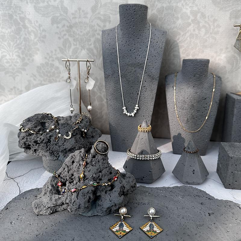 项链耳环高档陈列珠宝店铺道具