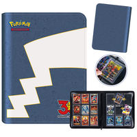Pokemon 35PT Card Holder Storage Book, Deluxe PU Zipper Card 30th Anniversary Collection Book, PTCG Card Book Collection Book thumbnail 3