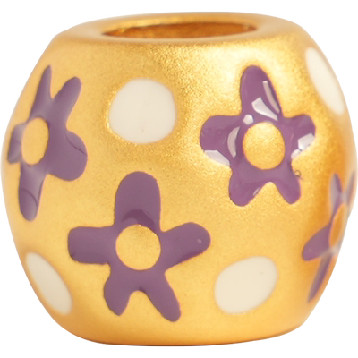 花朵桶珠手链diy配件吊坠配珠