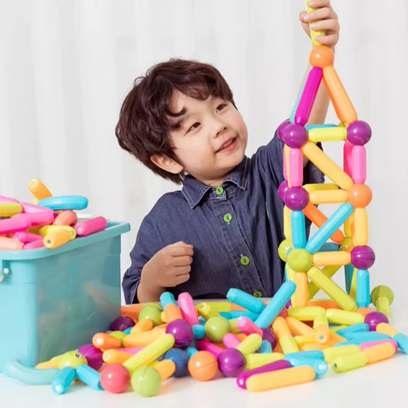 【下单立减50】百变磁力棒积木玩具儿童益智拼搭磁性积木大颗粒
