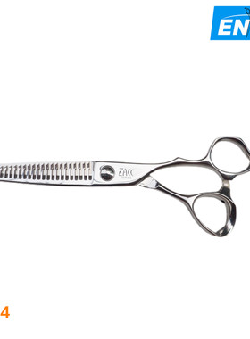 日本进口 美发剪刀 ZACC 女发无痕牙剪 粉末钢 削发剪 二梳齿