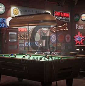 ue4虚幻5  复古酒吧乐队台球厅室内场景 Fuel Bar 420-427-5-5.1