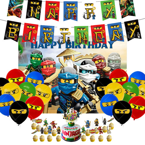 乐高幻影忍者主题生日派对