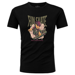 ZGHW冰丝t恤男短袖2026新款速干上衣凉感运动半袖黑色圆领体恤衫