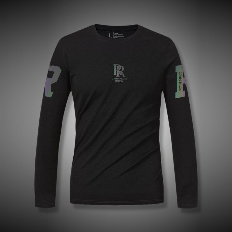 ZGHW长袖t恤男春季圆领潮流内搭打底衫字母印花修身黑色上衣,男装,T恤,淘宝优惠券,粉丝福利购,淘宝优惠卷