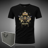 圆领休闲潮流修身 潮夏季 2025新款 衣服男短袖 夏装 男装 男士 T恤体