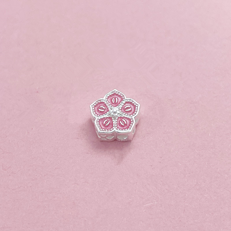 S925纯银镀金国风手串转运珠隔珠