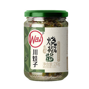 川娃子烧椒酱四川农家双椒特产剁椒酱虎皮青椒下饭菜酱辣椒酱