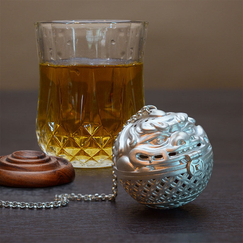 凡花尚品999纯银旅行礼物泡茶器