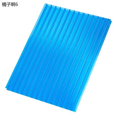 新厂促中空pc阳光板透明雨棚耐力板隔热婚庆顶棚双层多层采光板i.