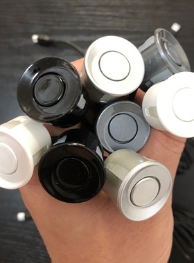 汽车倒车雷达到车原厂探头货车小车通用款前后雷达白色黑色银红蓝