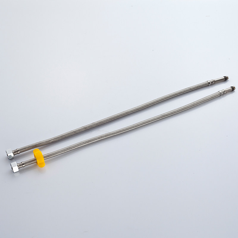 鼎发厨房软管水管冷热水槽水龙头进水软管编制面盆不锈钢连接管