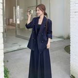时尚套装时尚休闲套装连衣裙韩版显瘦复古春季秋季，女装套装/套裙，浙宝183