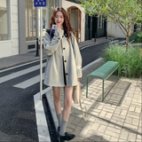183-6806P175K258连帽通勤运动感撞色风衣外套，女装风衣，浙宝183